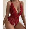 Women Erotic Jumpsuit Underwear One Piece Sexy Backless Ladies Lingerie Erotic Lace Pajamas Female Bodysuit Open Crotch Erotic Clothes