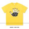 Chicken Fingers Printed T-Shirt 100% Cotton Oversized Foodie Graphic Tees for Men Women Summer Tops Snackcore Streetwear