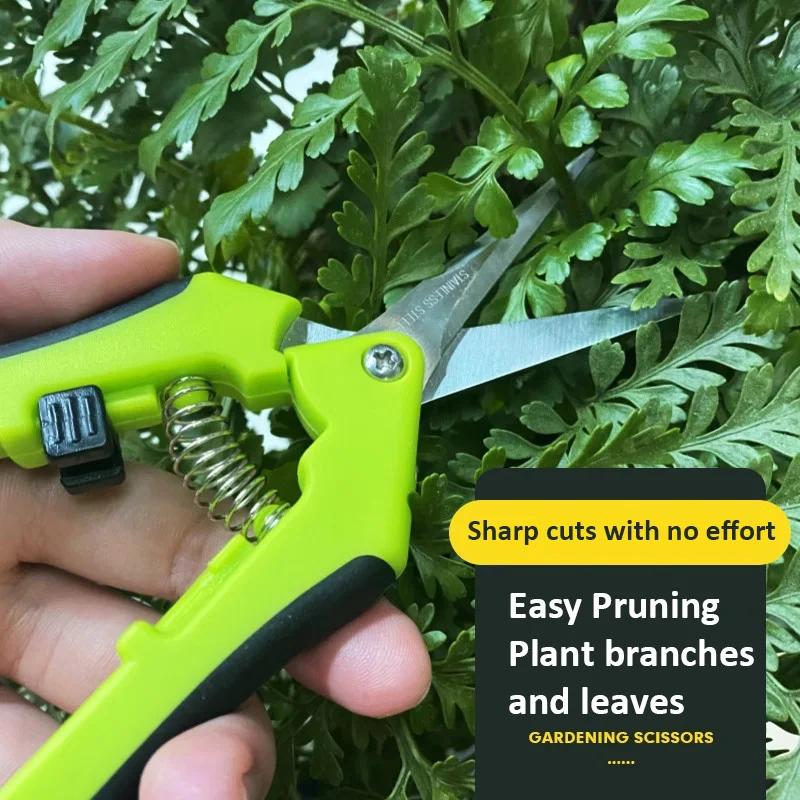 Garden Fruit Picking And Pruning Shears, Powerful And Sharp Vegetable And Fruit Picking Shears, Grape Pruning Shears, Gardening Pruning Tools