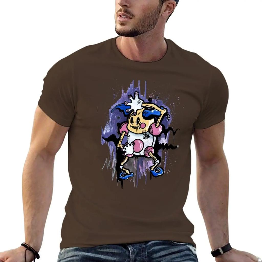 Mr Mime T-shirt customizeds heavyweights summer top boys animal print men graphic t shirts