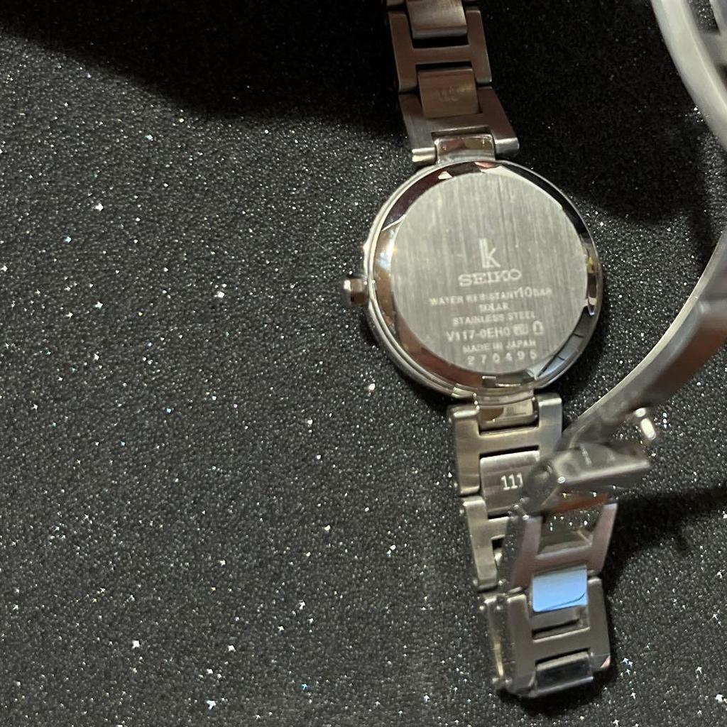 Used LUKIA SSVR140 Silver Watch
