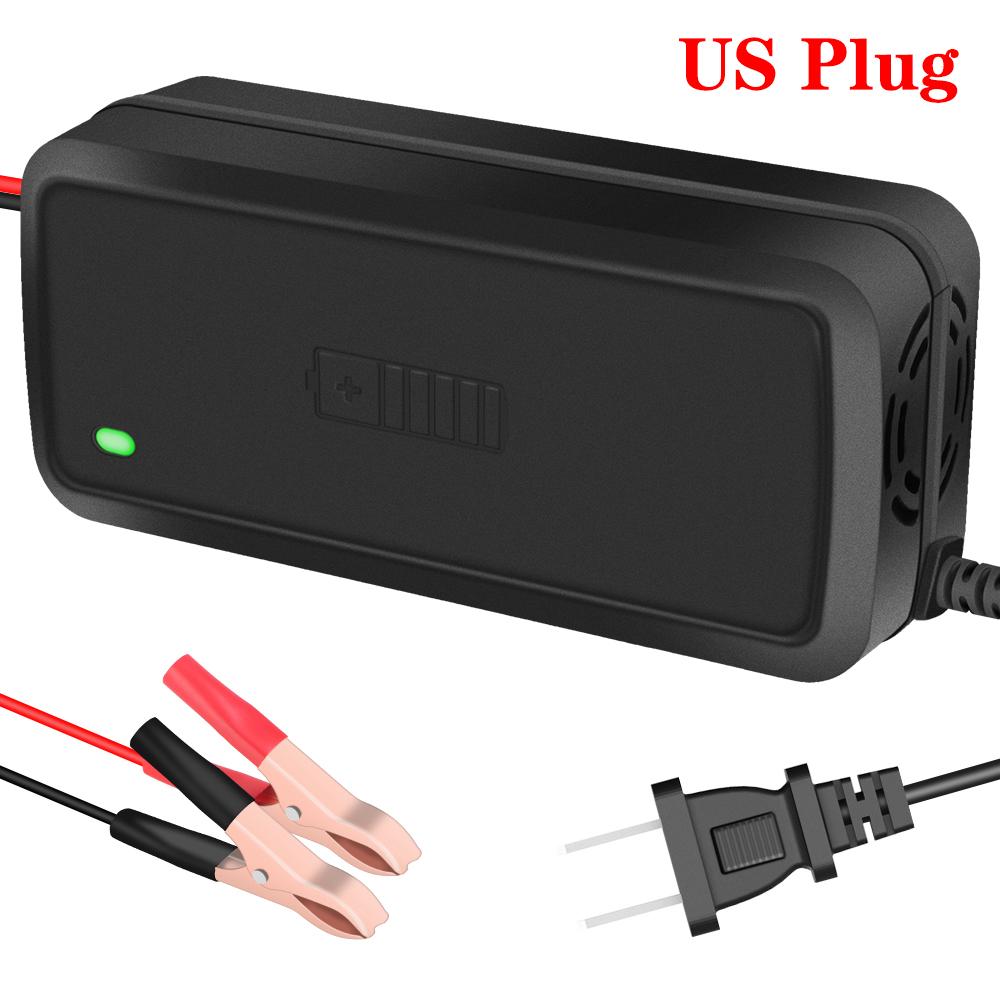 

75W 12V Storage Batteries Chargers 3 Stages 5A Fast Charging Lead Acid AGM Battery Maintance Truck Car Battery Charger Automatic