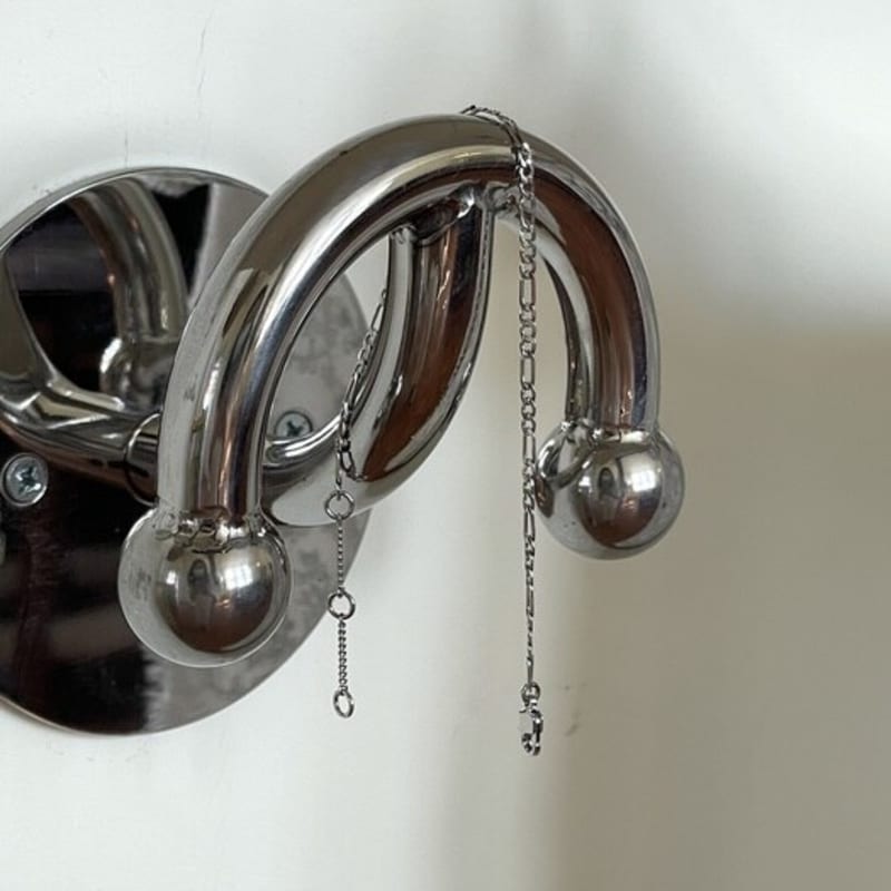 

THE BORING manly curb chain silver bracelet silver