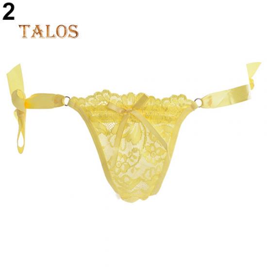 Talos Women's Sexy Lace Thongs G-string V-string Panty Knickers Lingerie See Through Underwear