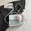 High value temperament simple backpack spring new fashion student commuting crossbody portable small square bag