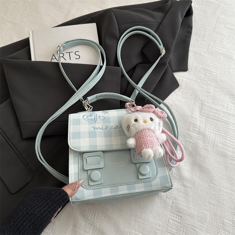 High value temperament simple backpack spring new fashion student commuting crossbody portable small square bag