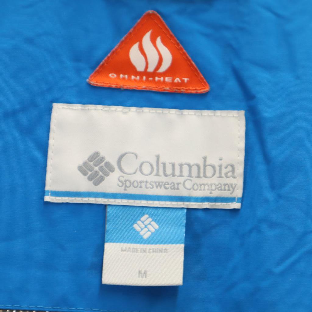 Columbia Decruz Summit Jacket M Light Blue Outdoor OMNI-HEAT Men's Used