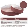 6M Sandpaper Roll (80/150/320 Grit) – Emery Cloth Abrasive Sheets for Drum Sander, Suitable for Woodworking, Automotive & Metal