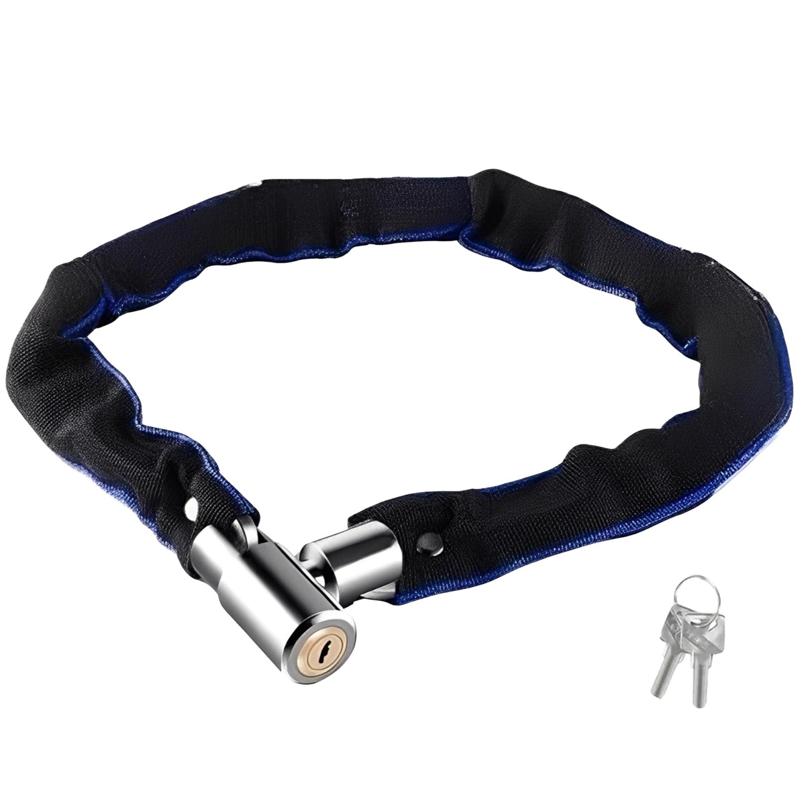 

Bicycle Safety Chain Lock Durable Extra Long Security Scooter Locks for Motorcycle Door Gate Fence