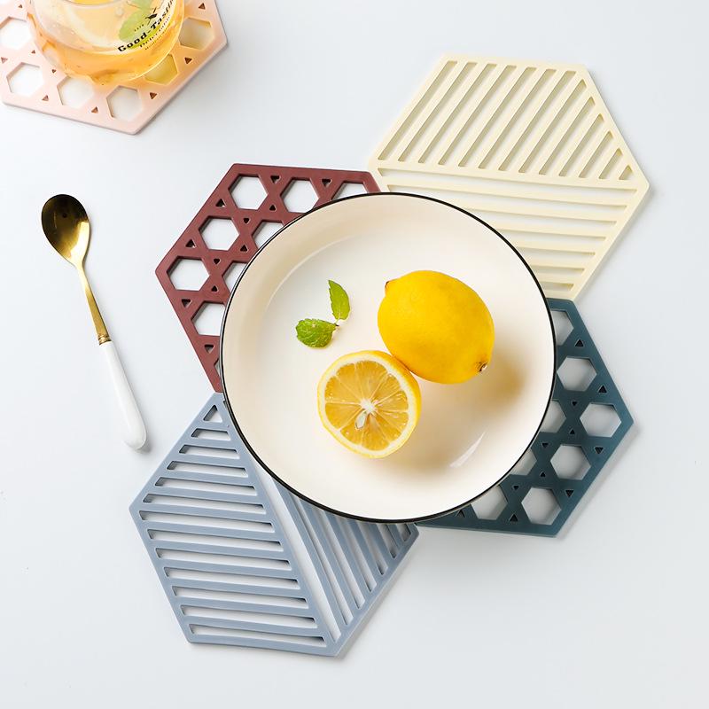 Nordic Silicone Anti-Scald Placemats - Heat Resistant, Thickened for Hot Tea & Soup