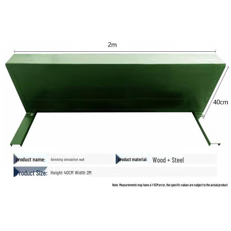 Outdoor Bombing Simulation Training Wall