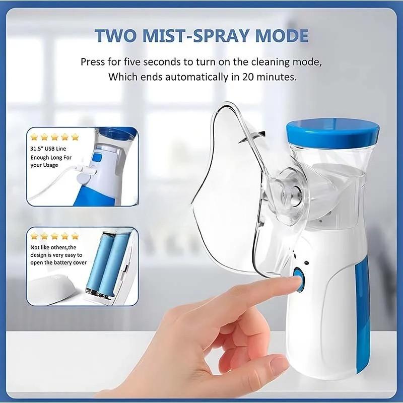 Medical Silent Mesh Nebulizer Handheld Asthma Inhaler Atomizer Children Mini Portable Nebulizer Humidifier