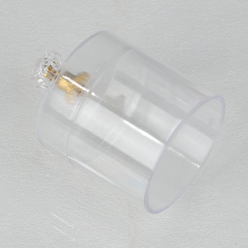 12Pcs Cylinder Candy Holder Plastic Candy Container Multipurpose Party Treat Box For Wedding Birthday Gift Packaging