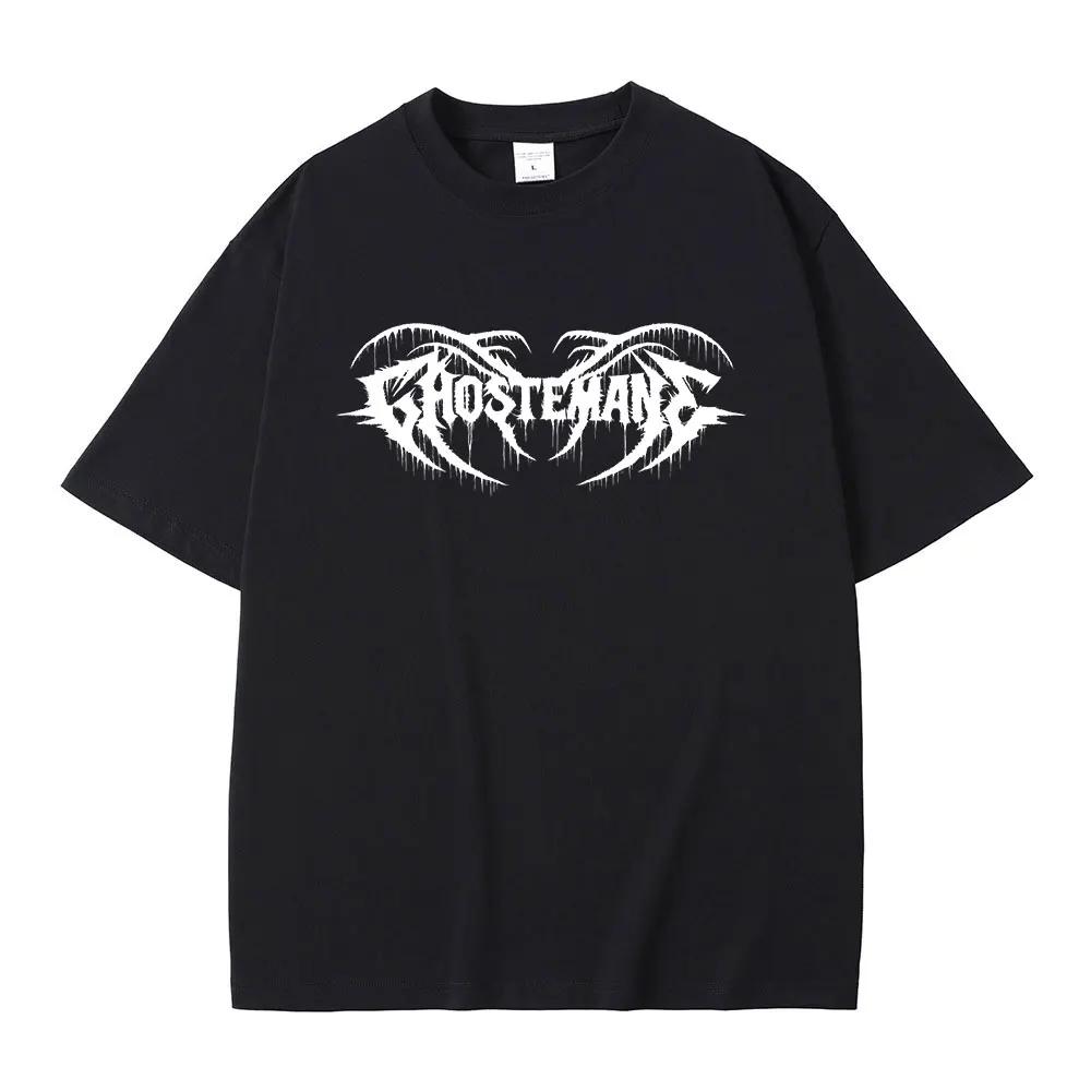 Ghostemane Tričko s grafickým potiskem Módní Hip Hop Metal Rock Gotické Tričko Streetwear Tričko plus size Dámské