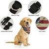 Fourth of July Dog Bandanas with Adjust Buckle American Flag Pet Triangle Scarf Washable Independence Day Dog Collar one Size
