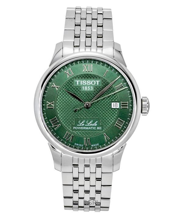 

Tissot Le Locle Stainless Steel Green Dial Automatic T006.407.11.093.00 Men s Watch зелений