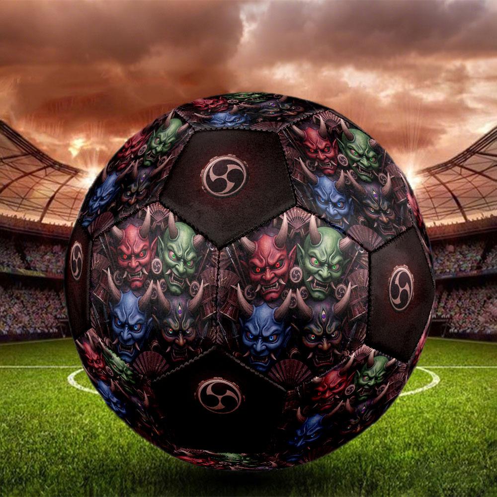 1pc Demon Slayer Kimetsu no Yaiba Soccer Ball Size 5 Indoor Soccer Ball Fashion Colorful Backyard Game - Great For Sports Fans Gift HE36
