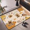 Bathroom floor mat household absorbent toilet non-slip mat quick-drying diatom mud household kitchen oil-proof carpet