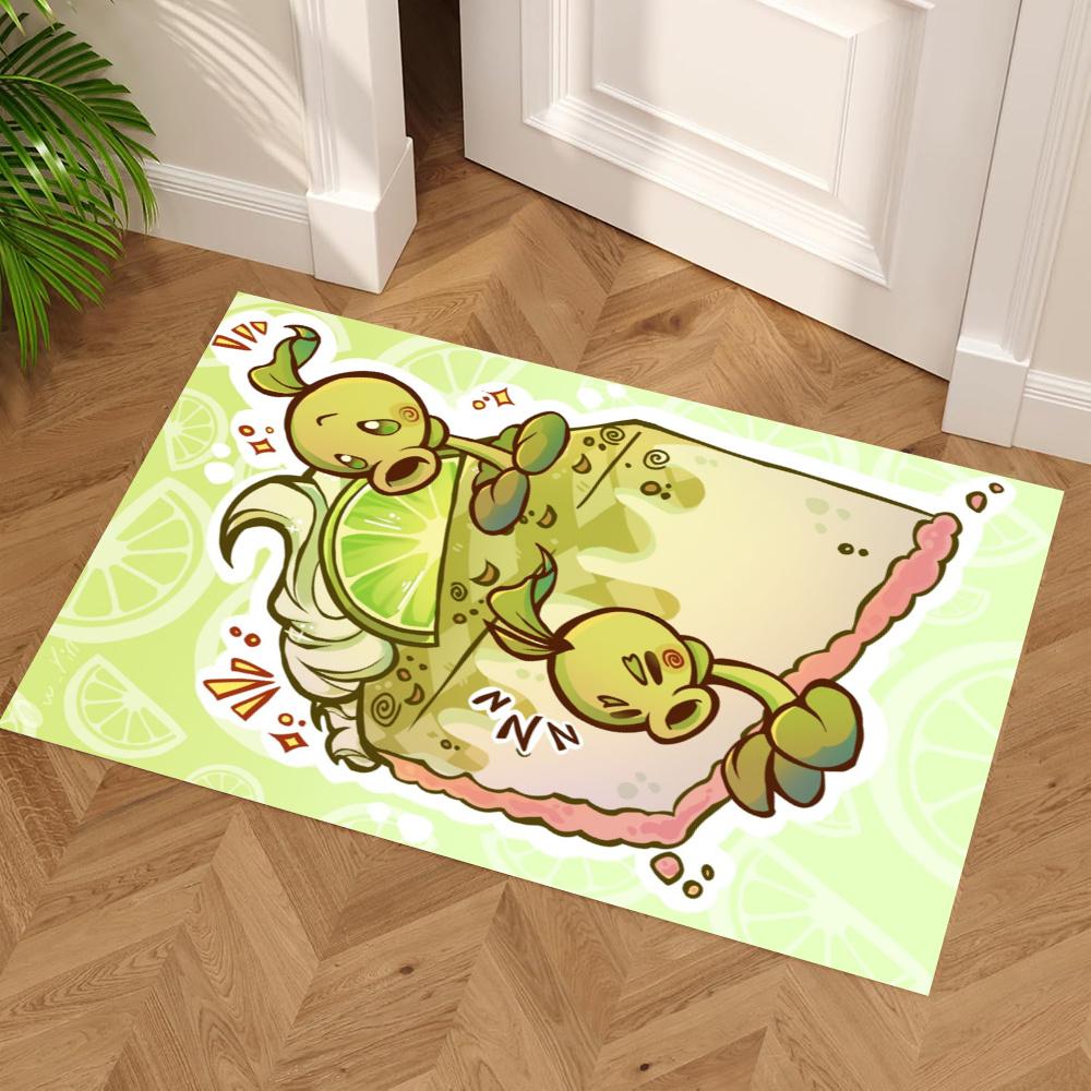 Plants Vs Zombies Carpet Perfect For Game Room Kitchen Balcony Bedrooms Antislip Carpet Anime Office Decor