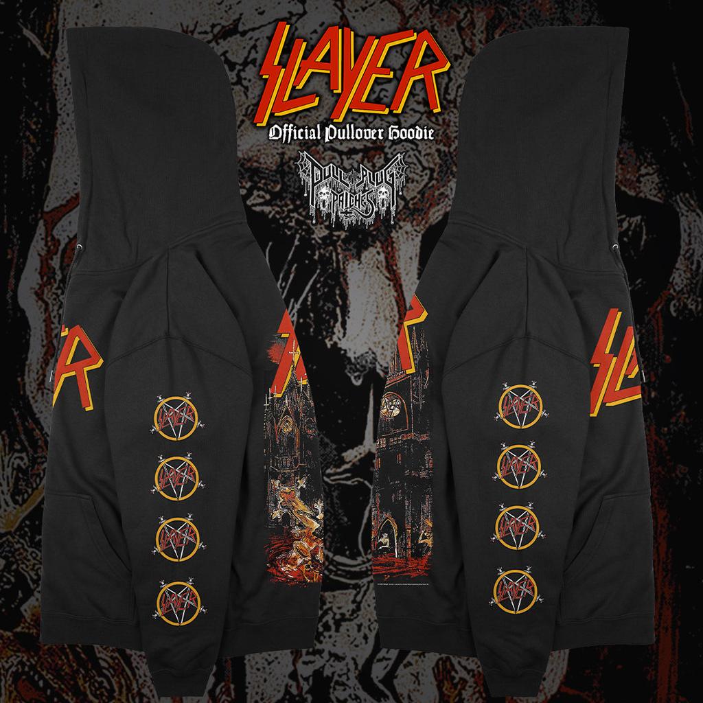 Slayer South of Heaven Pullover Herren Damen Oversized Y2k Fleece Street Sweatshirt Amerikanische Death Metal Band Weiblich Männlich Kleidung