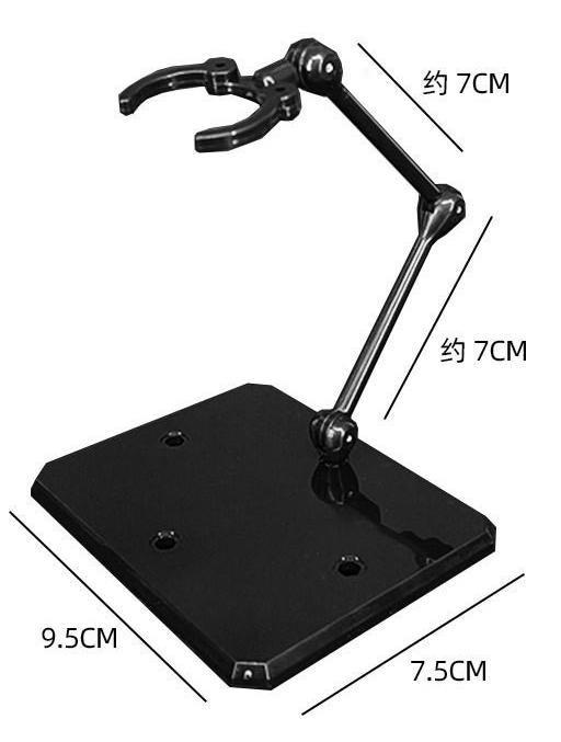

Gundam Models – Premium Plastic Support Bracket Stable Base Perfect for Collectors To Showcase Action Figures Without Tools 2pcs чёрный