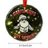 Indoor Christmas Decor Santa Claus Home Decor Clear Round Christmas Tree Decorations For Indoor Outdoor Bedroom Entryway Porch