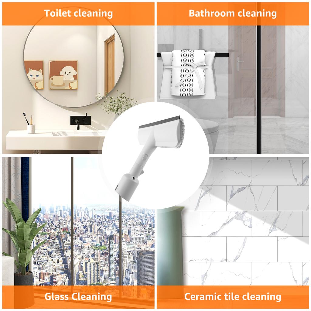 Window Squeegee with Spray 2 IN1 Double-Sided Spray Expansion Window Cleaner Professional Window Squeegee Cleaning Tool Glass