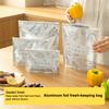 10Pcs Aluminum Foil Fresh-Keeping Sealed Bag Leakproof Food Grade Refrigerator Freezer Safe Kitchen Slide Fastener Fresh Bag
