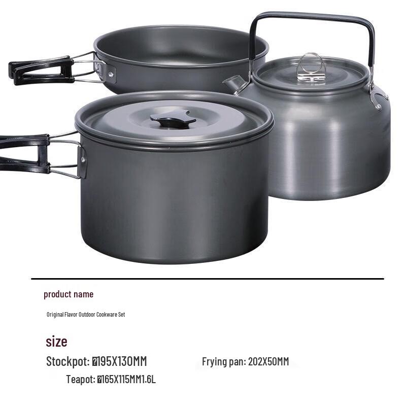 BBQ Master 5-7 Person Outdoor Camping Cookware Set