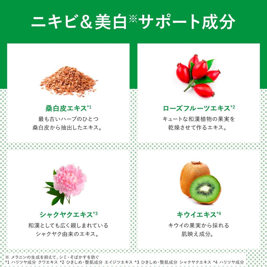 LuLuLun Medicated Whitening Acne Face 1 Mask X 4 Packs [Quasi-drug] Mask,