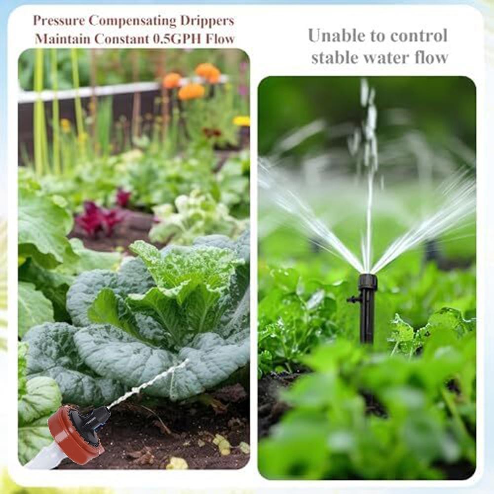 50PC Pressure Compensation Drip Heads for Reliable Irrigation Solutions