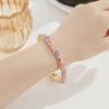 Color Plated Enamel Bracelet Retro Enamel Flower Bangle Cloisonne Bracelet  Traditional Style