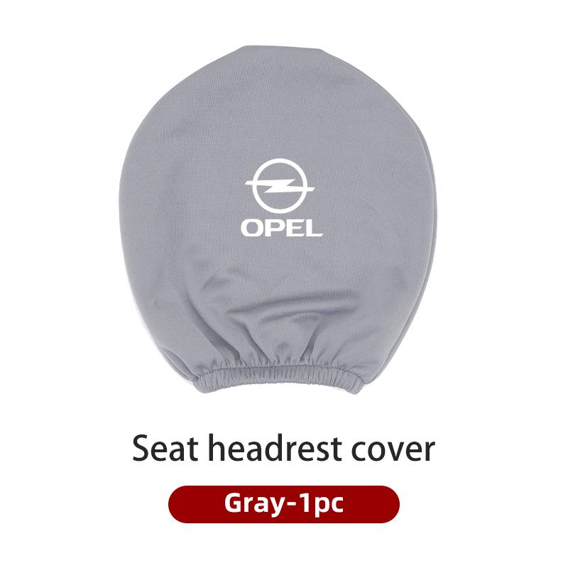 Universal Car Seat Headrest Cover Protective Cover Accessories For Opel Corsa Astra Insignia Vectra Zafira Meriva Mokka