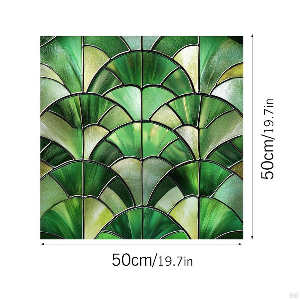 Window Cling Art PVC Sticker for Restaurant Shower Door Bedroom Bathroom