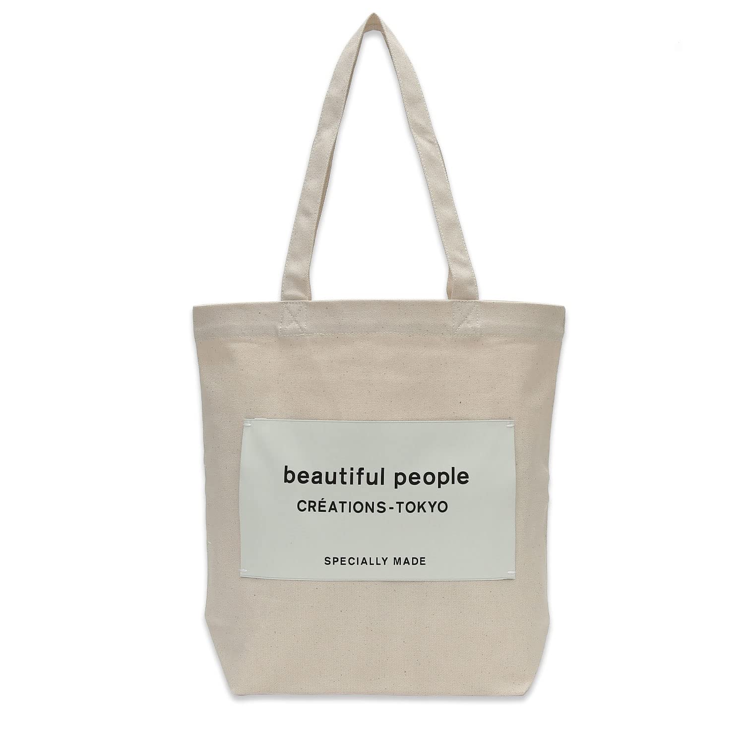 

Beautiful People Direct Store Limited Name Tote Tag Logo Tote Bag SDGs [Beautiful People] (Ecru)
