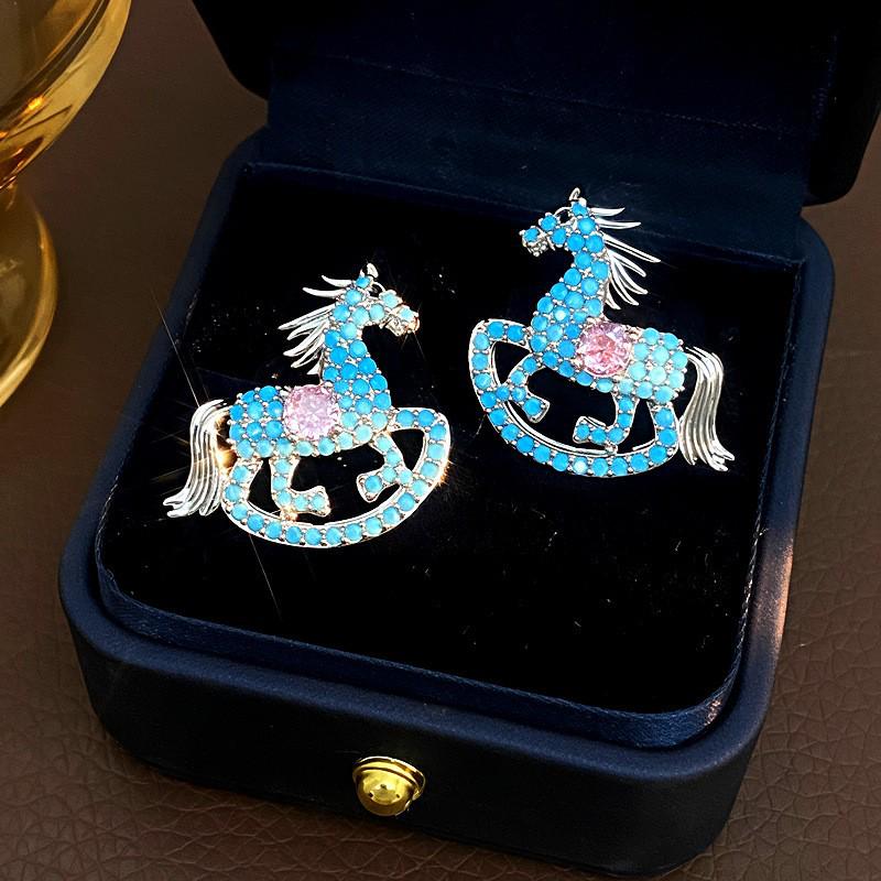 S925 Silver Needle Swan Earrings with Micro-Inlaid Zircon – Elegant, Fashionable, and Versatile