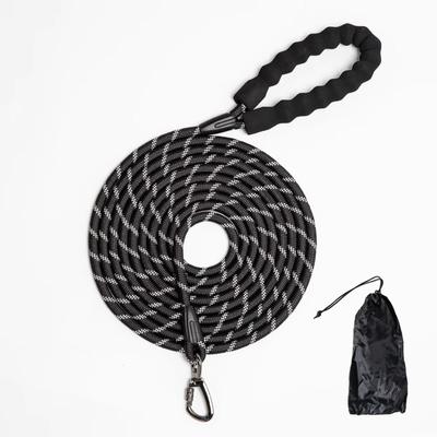 Dog Leash 1cm Long Lightweight Nylon with Reflective Suitable for Large Outdoor Walks and 4.65m, Diameter, Leash, Features, Dogs, Training, Playtime.