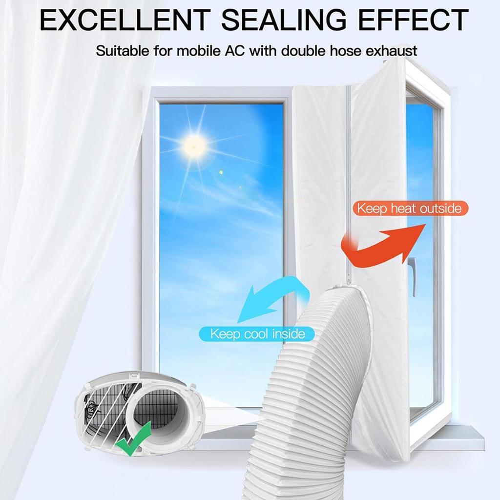 Universal Window Seal For Portable Air Conditioner Window Sealing Air Conditioner Sealing Cloth for Home Dormitory