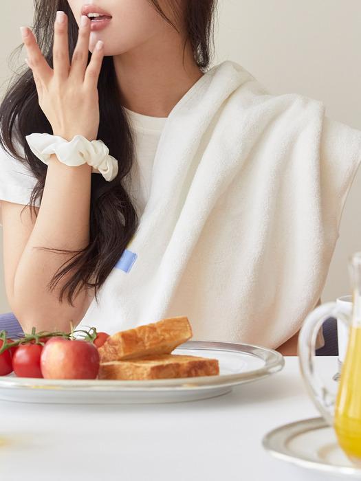 

Maatila Premium Combed 40-Count Antibacterial Heavy-Duty Hotel Towel 200g-Solid 5P 03. Baby Blue 5P