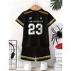 2026 summer children's set No. 23 jersey digital 3D printed children's set men's casual and comfortable T-shirt fashion