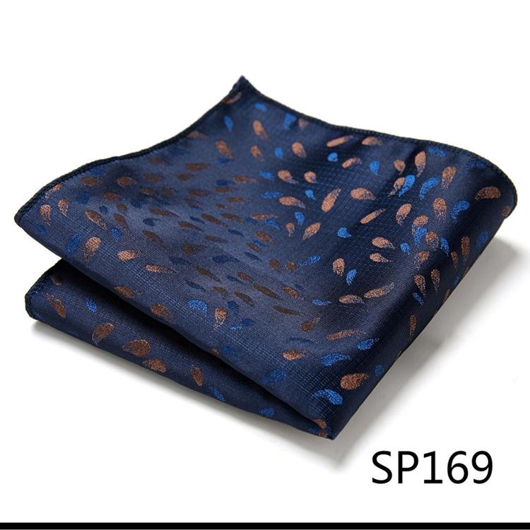 Guangzhou 1200-Pin High-Density Men'S Elegant Retro Business Suit Jacquard Pocket Towel Square Towel