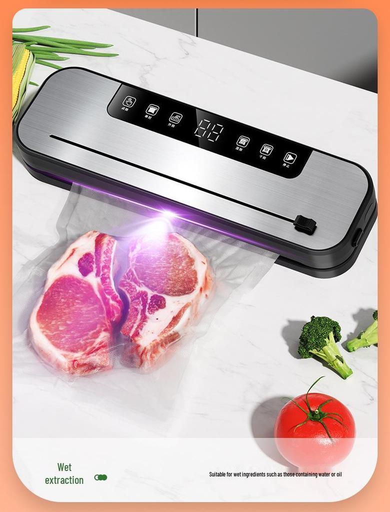 Automatic Vacuum Sealer for Home & Commercial Use - Food Preservation & Packaging Machine
