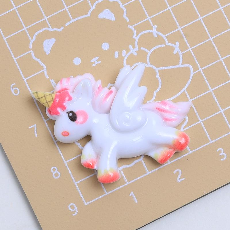 Dreamy Unicorn Resin Shoe Buckle & Hair Clip DIY Accessories
