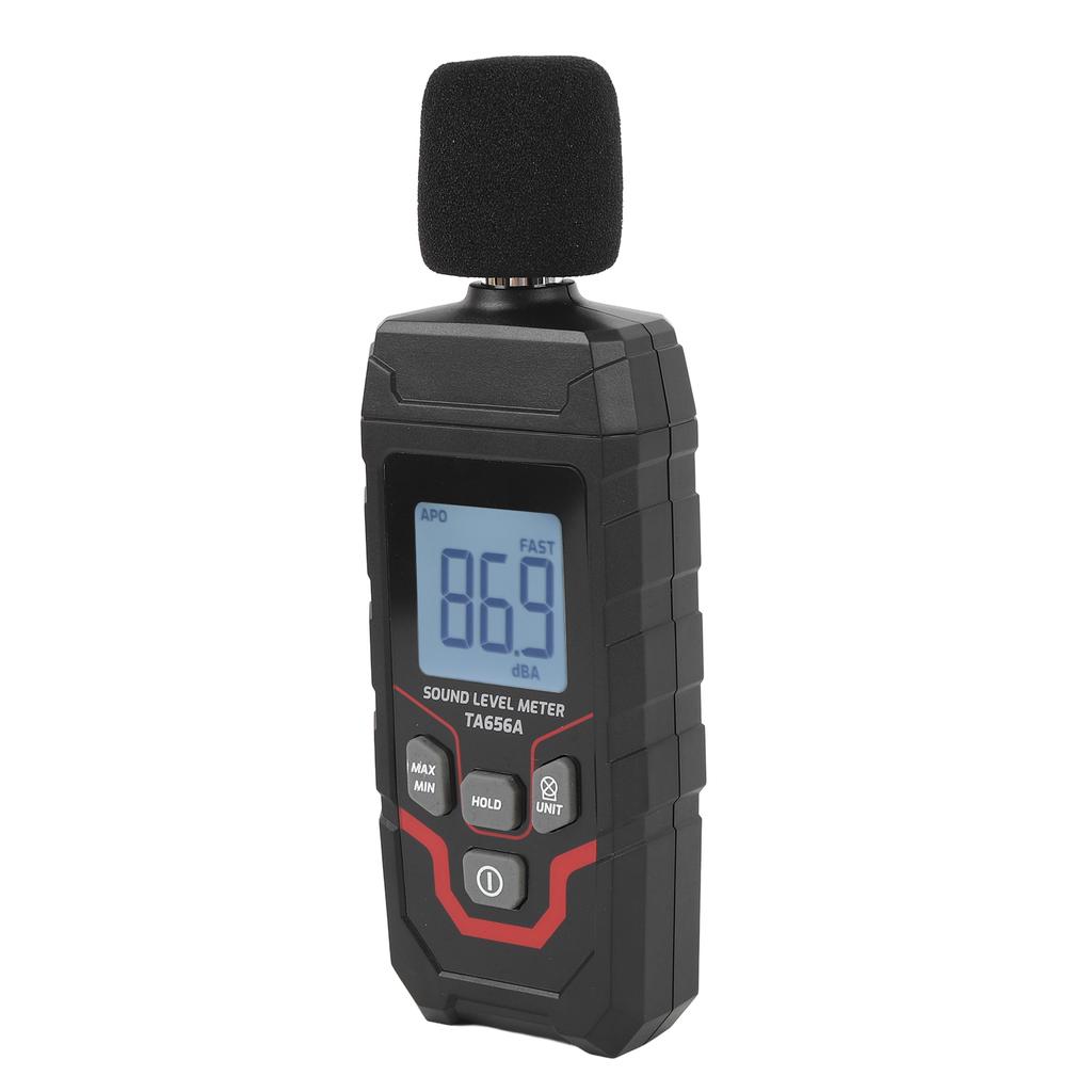Digital Decibel Meter 30.0 to 130dBA Range + 1.5dB Accuracy Large Screen Portable Sound Level Meter