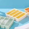 Strip-shap Ice Cubes Trays Silicone Ice Cubes Square Tray Mold Cubes Easy-Release Ice Cubes Molds Refrigerated Food Storage Box