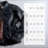 Daytona Motorcycle Leather Jacket Genuine Leather (Waxed) Spring/Autumn Cafe Riders DL-006 Black XL Size (Men's) 23703