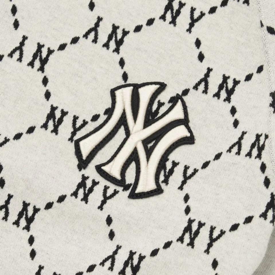 New MLB Old Flower Long Sleeved Dresses Women's White 3FOPM0124-50CRS