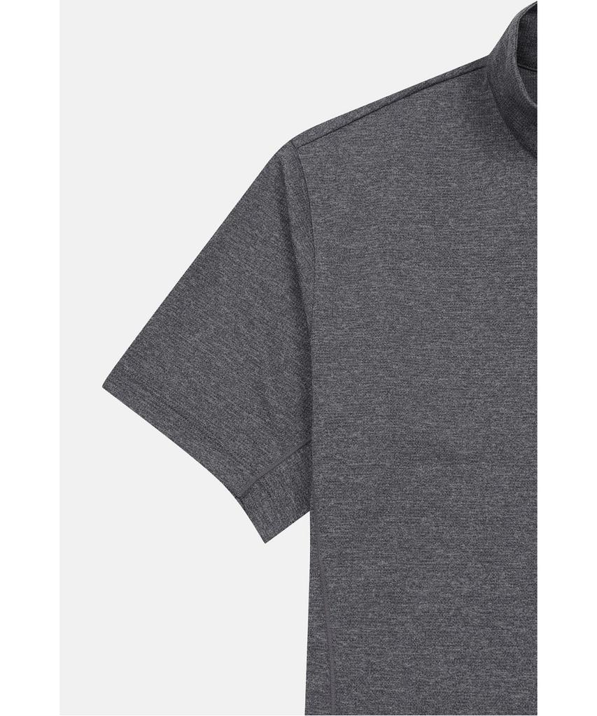 Koolongseupocheu Men'S Moss Dry Basic Zip-Up Short Sleeve T-Shirt Jwtcm26251Dml