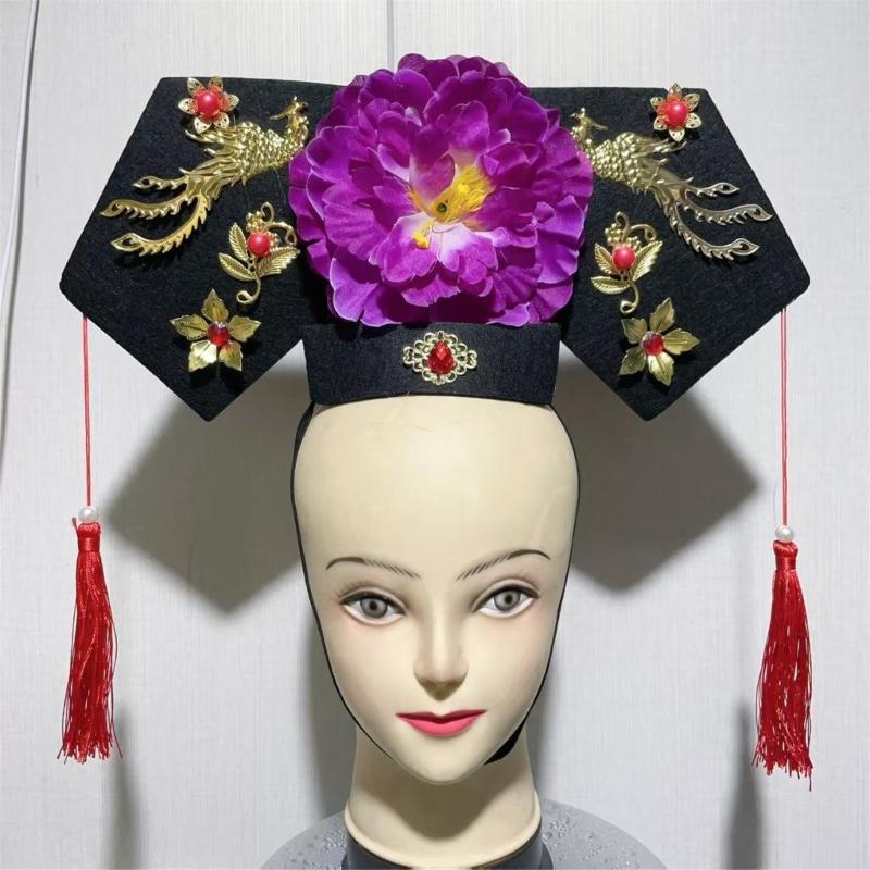 Handmade Traditional Chinese Headwear Lightweight and Creative Hairpieces for Costume Photography and Cultural Event
