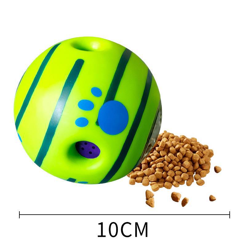 Interactive Dog Toy Balls: Chewable, Boredom-Busting Food Hiders with Sound Effects